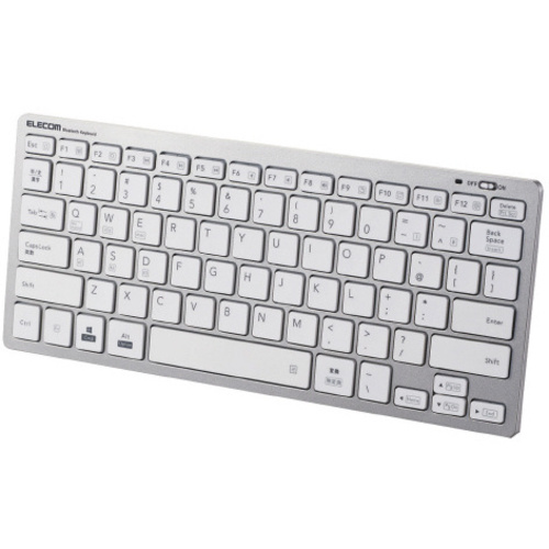 ＢＴミニキーボード　パンタグラフ式　軽量　銀