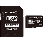 データ復旧サービス付　ｍｉｃｒｏＳＤＸＣカード　５１２ＧＢ　ＨＤＭＣＳＤＸ５１２ＧＣＬ１０ＤＳ　■お取り寄せ品