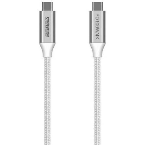 ＵＳＢ－Ｃ　ｔｏ　Ｃケーブル（４Ｋ・１００Ｗ／１０Ｇｂ／１．５ｍ）　ホワイト　■お取り寄せ品