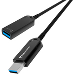 １０Ｇｂｐｓ対応光ファイバＵＳＢ延長ケーブル　Ａ－Ａ　１５ｍ　ＡＵＮ－１Ｆ２－０１５　■お取り寄せ品