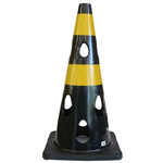 穴あきコーン　ブラック