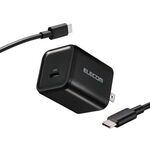 ＡＣ充電器／ＵＳＢ　ＰＤ／４５Ｗ／Ｔｙｐｅ－Ｃ／ケーブル付／ブラック　ＭＰＡ－ＡＣ１２３４５ＢＫ　■お取り寄せ品