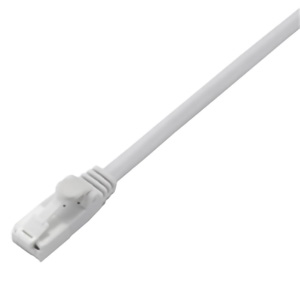 ＲｏＨＳ　ツメ折れ防止ＬＡＮケーブル（Ｃａｔ５Ｅ）／２０ｍ／ホワイト　■２営業日内届