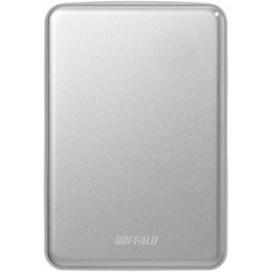 ＵＳＢ３．１（Ｇｅｎ．１）対応　アルミ素材＆薄型ポータブルＨＤＤ　１ＴＢ　シルバー　■お取り寄せ品