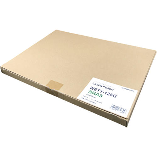 レーザーピーチグロス　ＷＥＴＹ－１２５Ｇ（両面）ＳＲＡ３　１００枚／箱