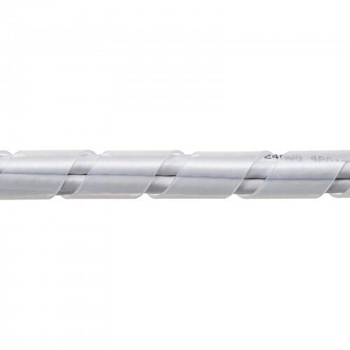 ケーブルタイ（スパイラル・ホワイト）５ｍ巻き・内寸直径１５ｍｍ　ＣＡ－ＳＰ１５Ｗ－５Ｎ　■お取り寄せ品