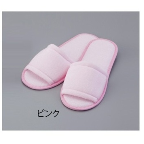 使い捨てスリッパ（ピンク／１足入）　ＭＴ－２６０　８－１３４５－０２　●ご注文は数量２５から