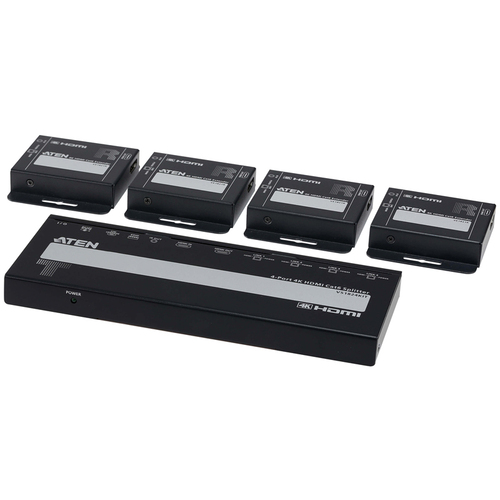 ４　Ｐｏｒｔ　４Ｋ　ＨＤＭＩ　分配延長器セット　ＶＳ１８２４ＫＩＴ　■お取り寄せ品