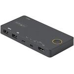 ２ポートＫＶＭスイッチ／ＵＳＢ－Ａ＋ＨＤＭＩ＆ＵＳＢ－Ｃスイッチャー　ＳＶ２２１ＨＵＣ４Ｋ　■お取り寄せ品