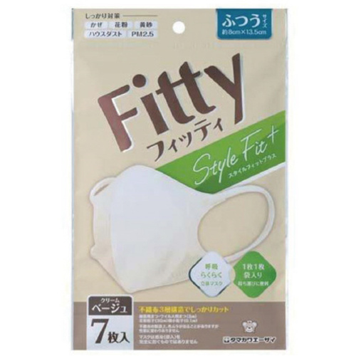 フィッティスタイル＋立体ふつう　クリームＢＥ　７包　【お取り寄せ品】９営業日以内届