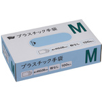 プラスチック手袋　粉無　Ｍ　１００枚&times;３０