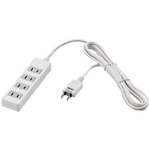 法人向け電源タップ　２Ｐ　４個口