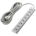 ＯＡタップ３Ｐ７個口　マグネット　スイッチ　５ｍ