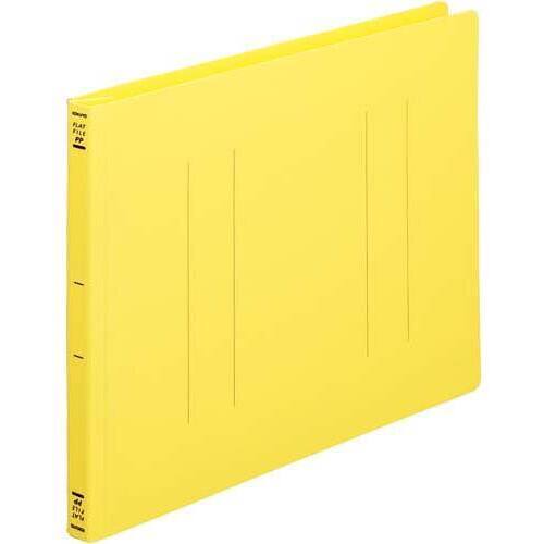 フラットファイル＜ＰＰ＞　Ａ４横　黄　１冊