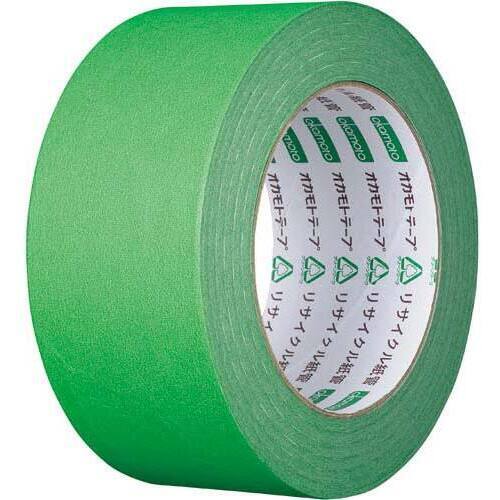 okamoto クラフトテープ No.224WC 50巻 グリーン オカモト カラークラフトテープ 224WC 緑 50巻 ＃224WC Green×50