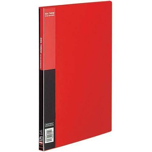 クリヤーブックベーシック横入　Ａ４縦４０Ｐ赤１０冊