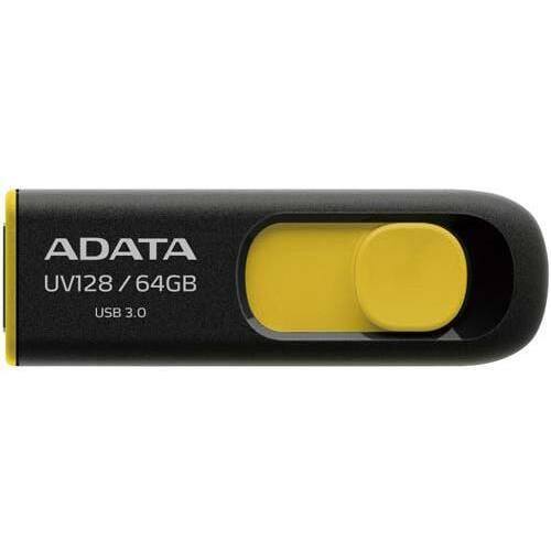 ＵＳＢ３．０スライド式ＵＳＢ　ＵＶ１２８　６４ＧＢ　【お取り寄せ品】１０営業日以内届　ＡＵＶ１２８－６４Ｇ－ＲＢＹ