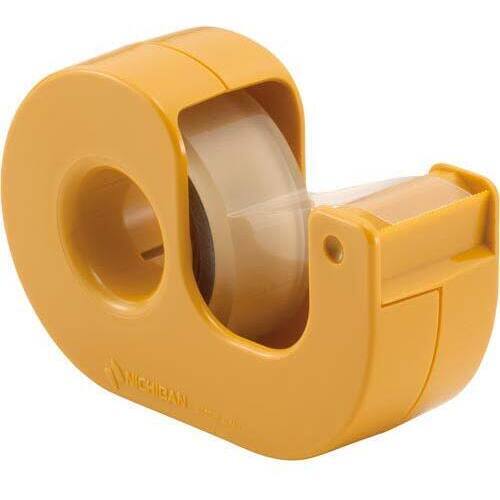 セロテープ小巻カッター付まっすぐ切れるタイプ　黄
