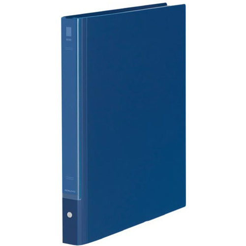 クリヤーブックＮＥＯＳ替紙式ミドルサイズ　紺