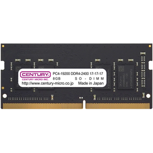 ノートＰＣ用ＰＣ４－１９２００　８ＧＢ　ＳＯＤＩＭＭ　１Ｒ　ＣＢ８Ｇ－ＳＯＤ４Ｕ２４００Ｈ　■お取り寄せ品