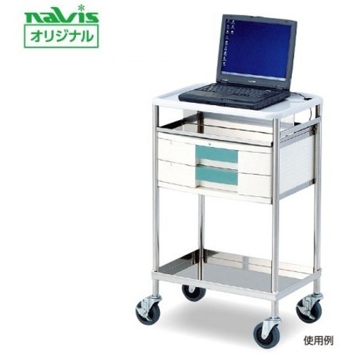 ナビスメイトＰＣワゴン　５４３×３９８×８８０ｍｍ　０－７８８３－０１