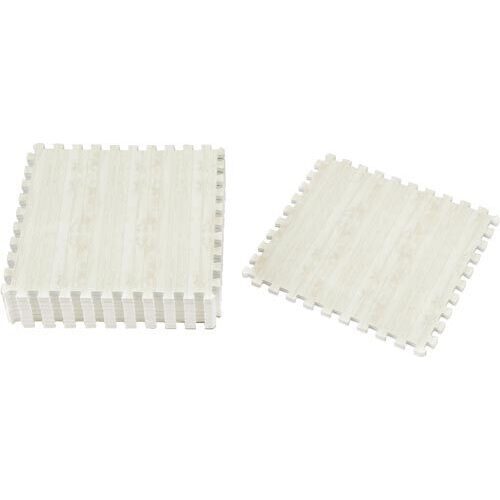 ジョイントマット３２&times;３２　９枚入　木目ホワイト　【お取り寄せ品】１０営業日以内届