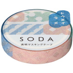ソ－ダ　透明マステ（キカガク）Ｘ３　【お取り寄せ品】５営業日以内届