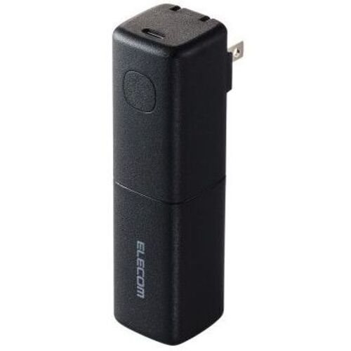 モバイルバッテリー／ＡＣ一体／ＵＳＢ　ＰＤ／２０Ｗ／ブラック　ＤＥ－ＡＣ０８－５０００ＢＫ　■２営業日内届