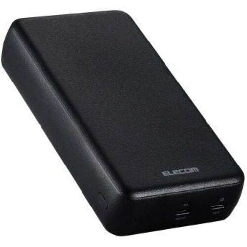 モバイルバッテリー／２００００ｍＡｈ／ＵＳＢ　ＰＤ対応／ブラック　ＤＥ－Ｃ５２－２００００ＢＫ　■お取り寄せ品