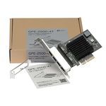 ＰＣＩｅバス対応　２．５ＧＢＡＳＥ－Ｔ　４ポート　ＬＡＮアダプター　ＧＰＥ－２５００－４Ｔ　■お取り寄せ品