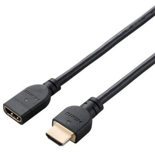 ＨＤＭＩ延長ケーブル／４Ｋ６０Ｐ対応／２．０ｍ／ブラック　ＤＨ－ＨＤＥＸ２０ＢＫ　■お取り寄せ品