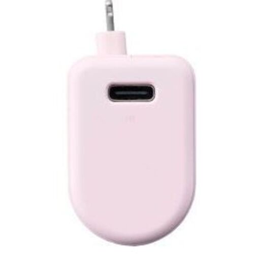 モバイルバッテリー／直挿し／１２Ｗ／Ｌｉｇｈｔｎｉｎｇ／ピンク　ＤＥ－Ｃ５８Ｌ－５０００ＰＮ　■お取り寄せ品