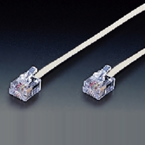 モジュラーコード　６極４芯タイプ（５Ｍ）　白色　ＴＦ－１５０ＷＴ　■お取り寄せ品