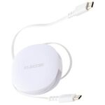 ＵＳＢ　Ｔｙｐｅ－Ｃケーブル／巻取／６０Ｗ／０．９ｍ／ホワイト　ＭＰＡ－ＣＣＲＬＣ０９ＷＨ　■お取り寄せ品