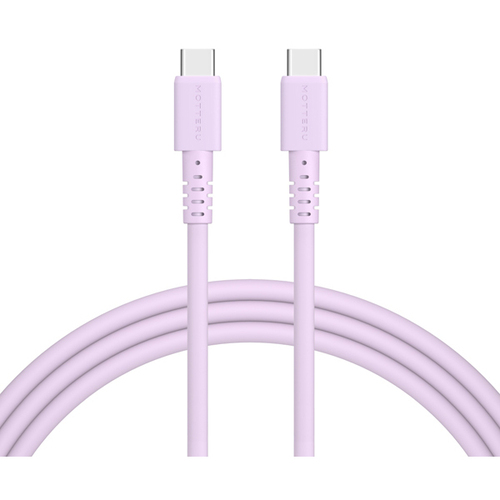 ＭＯＴＴＥＲＵ　ＵＳＢ－ＣｔｏＣケーブル２ｍ　ペールアイリス　ＭＯＴ－ＳＣＢ２４０ＣＣＧ２００－ＰＵ　■お取り寄せ品