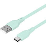 ＵＳＢケーブル／ＵＳＢ２．０／Ａ－Ｃ／シリコン／１．５ｍ／アイスブルー　ＯＷＺ－ＣＢＳＲＣＡ１５－ＢＬＡ　■お取り寄せ品