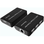 ＬＡＮケーブル利用／ＵＳＢ２．０／１．１対応エクステンダー　ＳＳＡ０２－１００　■お取り寄せ品