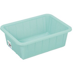 アシスト抗菌角ざる　深１型　グリーン　【お取り寄せ品】１４営業日以内届