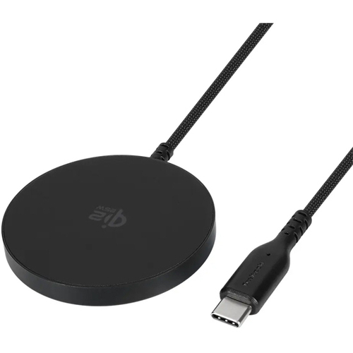 ワイヤレス充電器／マグネット／ケーブル一体型／ブラック　ＯＷＬ－ＭＷ０５－ＢＫ　■お取り寄せ品