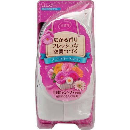 消臭力　自動でシュパッと　ピュアフローラル　本体