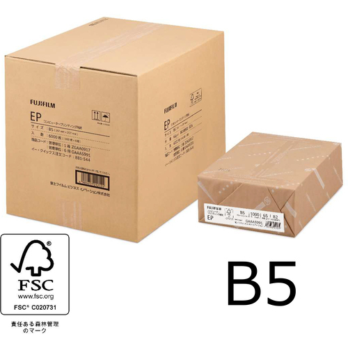 ＥＰ　Ｂ５　１箱（１０００枚&times;６冊）　ＺＧＡＡ０９１７