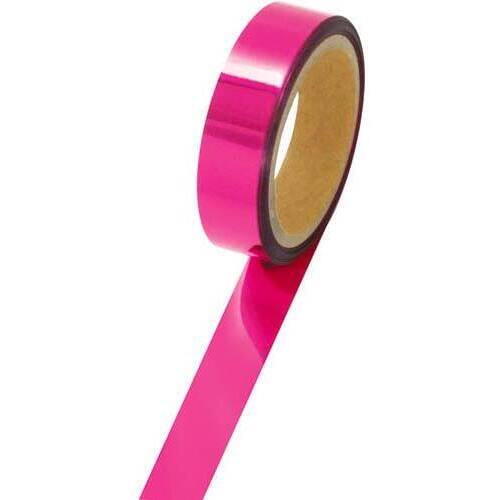 メッキテープ　桃　幅２５ｍｍ長さ５０ｍ