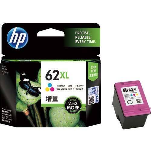 日本HP 純正インク HP62XL カラー（増量）2個 C2P07AA×2 