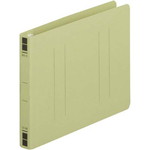 フラットファイル樹脂とじ具　Ｂ６横　緑　１００冊