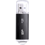 ＵＳＢ３．１メモリ　Ｂｌａｚｅ　Ｂ０２　３２ＧＢ　ブラック　キャップ　ＳＰ０３２ＧＢＵＦ３Ｂ０２Ｖ１Ｋ　■お取り寄せ品