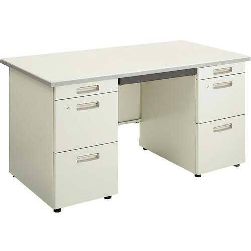 コクヨ 事務用デスクSR型H700両袖机A4引出Nグレー SD－SR147D33F11N3