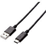 ＵＳＢ２．０ケーブル（Ａ－Ｃ）　１．５ｍ　ブラック