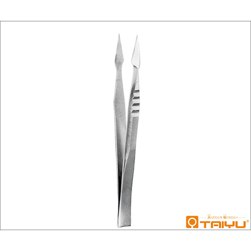 異物鑷子（トゲ抜）併式　ダボ無　全長１２ｃｍ　ＴＹ－０７８