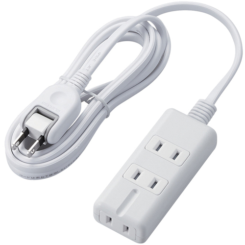 磁石タップ／３個口（内３ピン１）／２ｍ／ホワイト　Ｔ－ＫＭ０１－２３２０ＷＨ　■お取り寄せ品
