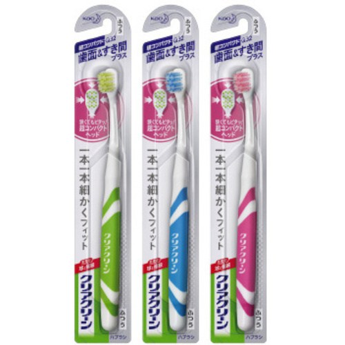 クリアＣハブラシ歯面＆すき間＋超コンパクト&times;１２　【お取り寄せ品】５営業日以内届
